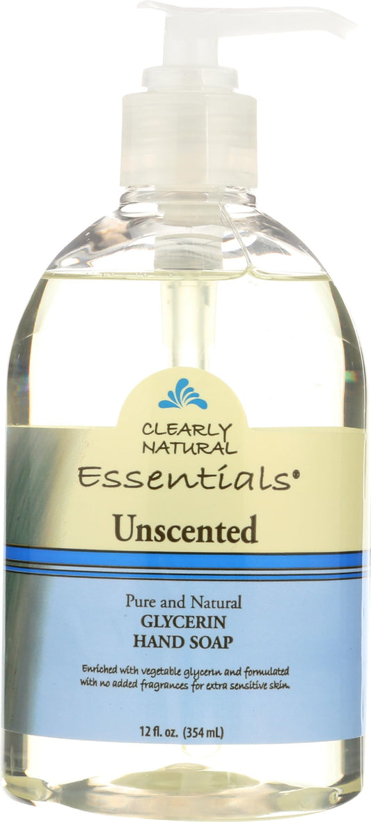 Clearly Natural front label shows product and gentle cleansing benefit