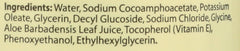 Clearly Natural glycerine texture lather showing moisturizing feel