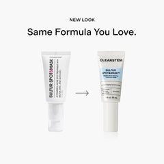 CLEARSTEM before and after skin texture improvement visual example