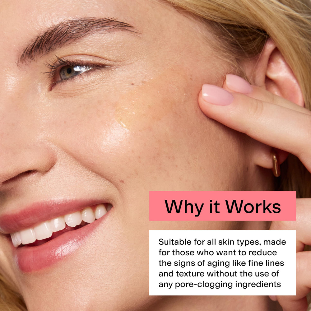 CLEARSTEM pump dispensing serum showing controlled application and minimal waste