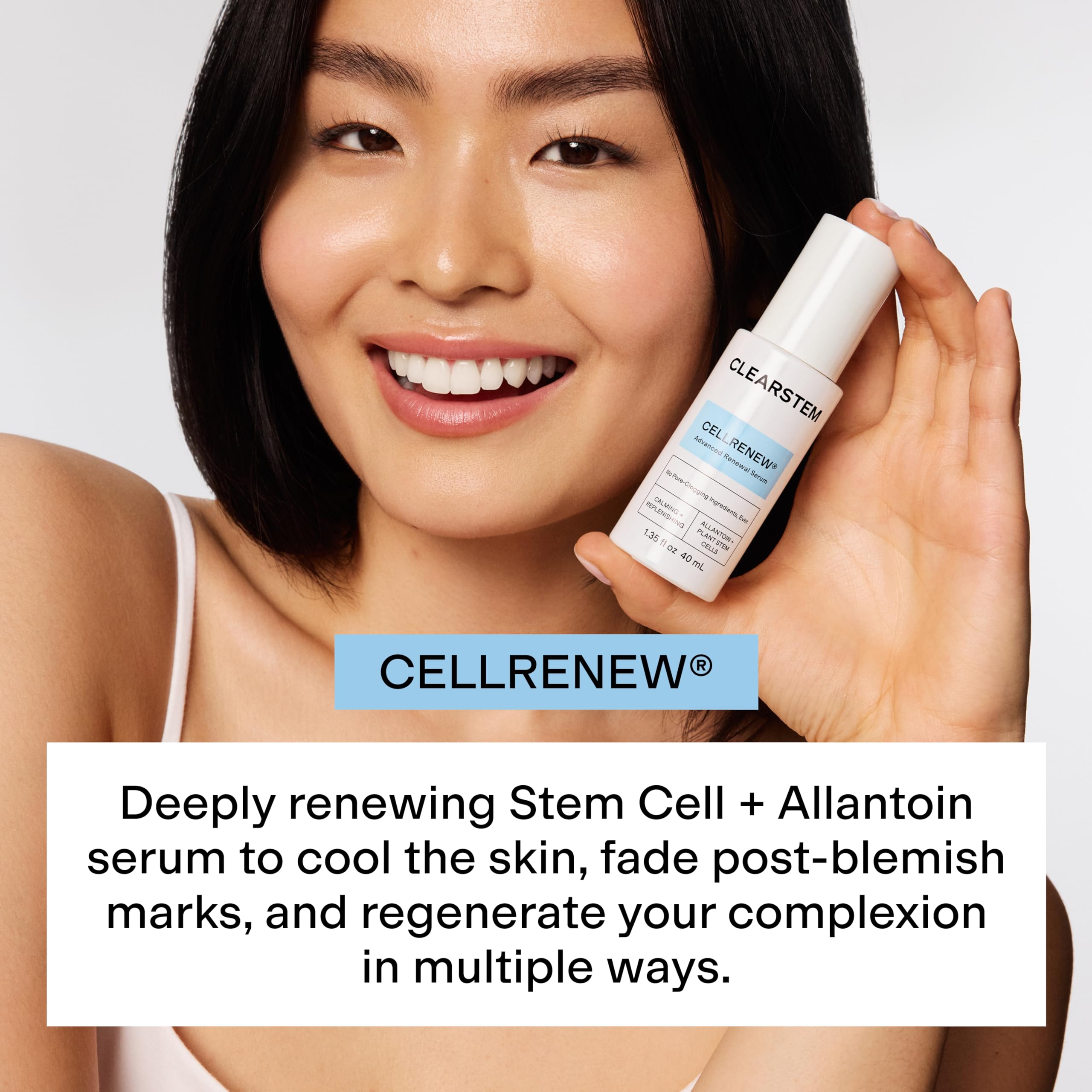 CLEARSTEM dropper dispensing serum for precise application benefit