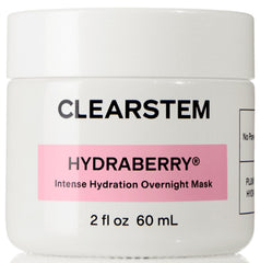 CLEARSTEM jar front view showing product and calming hydration benefits