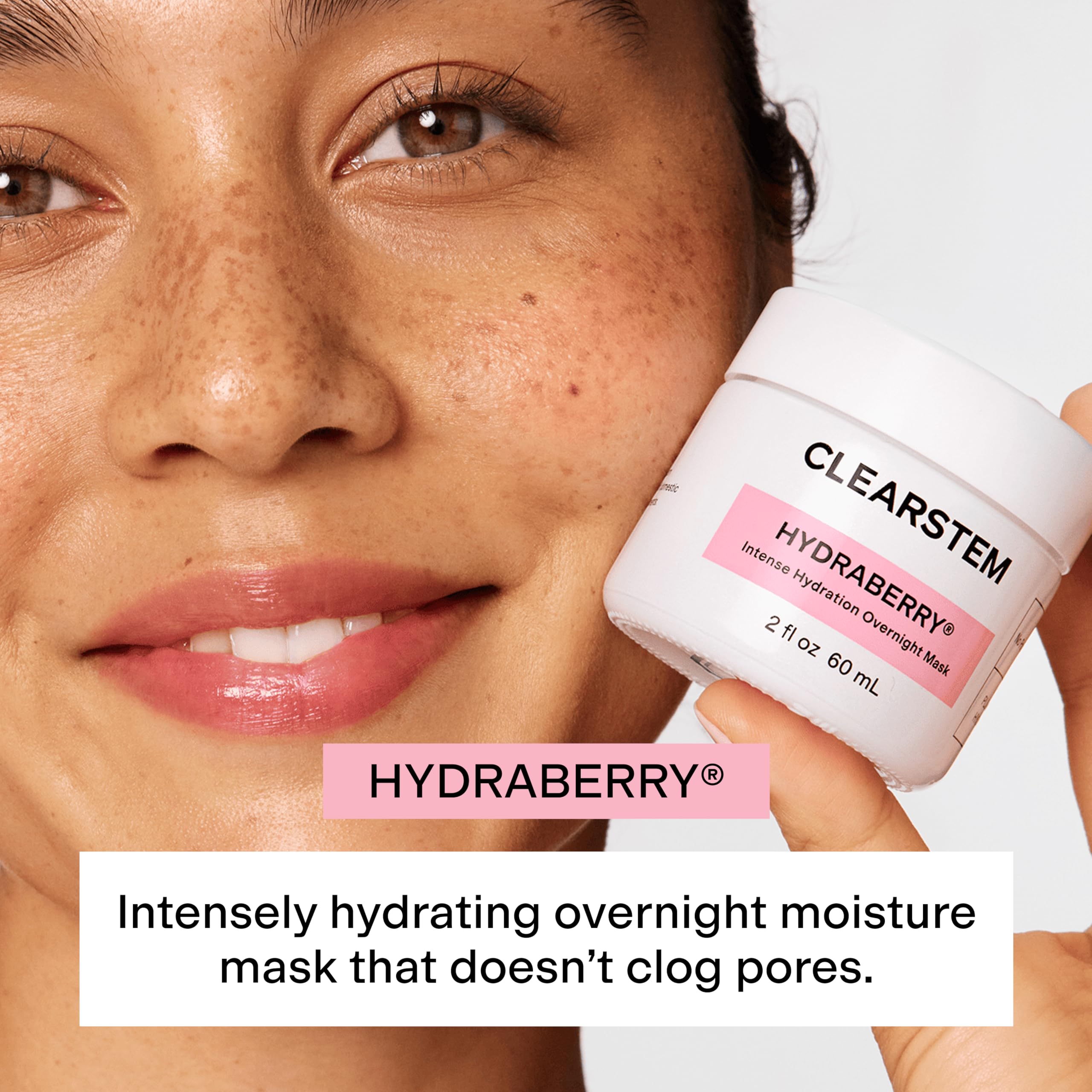 CLEARSTEM hydraberry buttery texture close-up highlighting moisture-rich feel