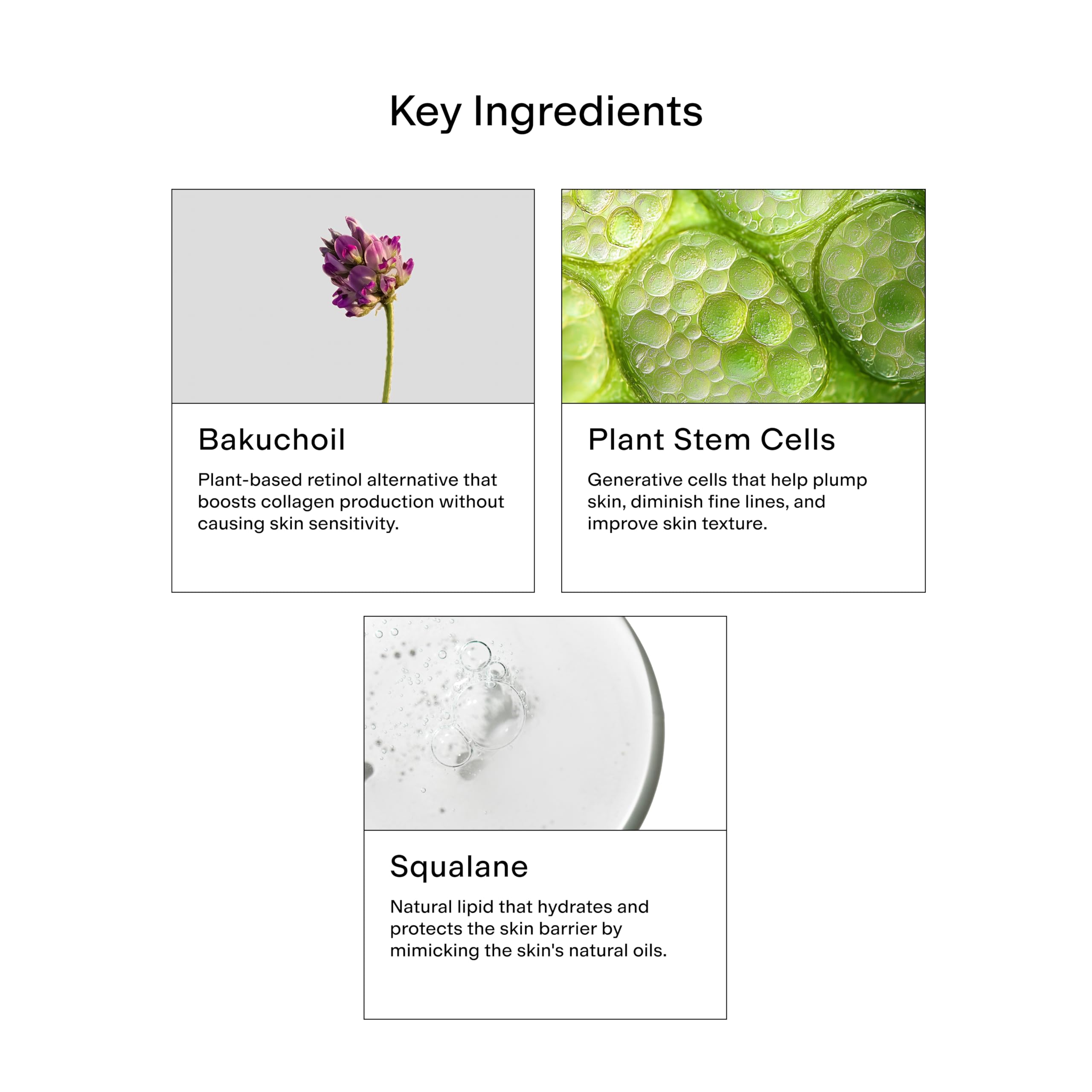 CLEARSTEM 60ml HYDRAGLOW next to common items showing true size and travel-ready benefit