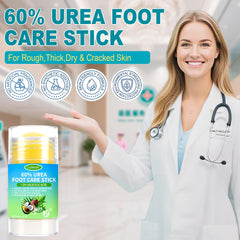 CLERVUN before and after foot skin comparison showing visible smoothing benefit