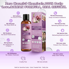 CLERVUN ingredient label close-up highlighting onion, rosemary and biotin extracts