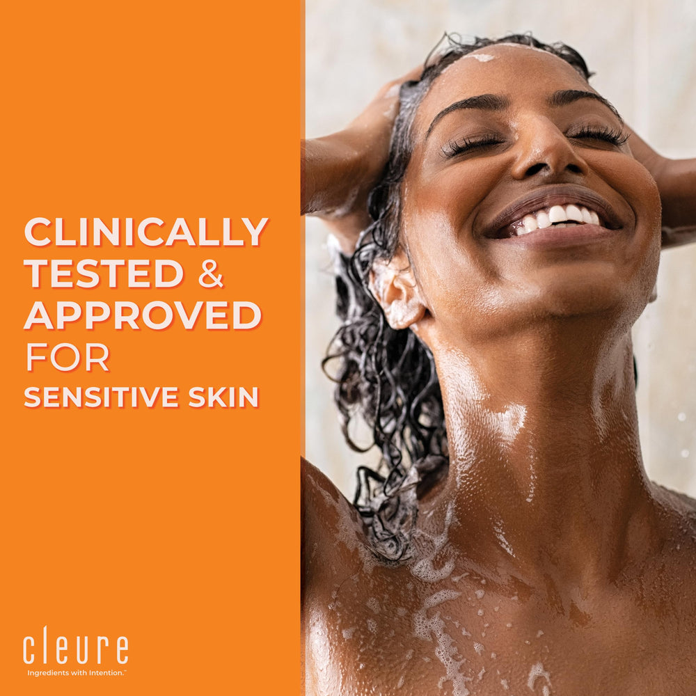 Cleure before and after hair scale showing visible lift and fuller look