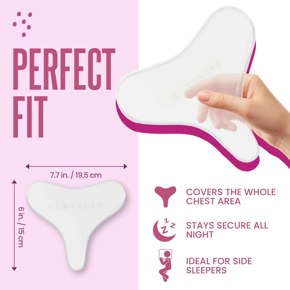 CLEVERFY six-pack layout displaying multiple reusable chest pads