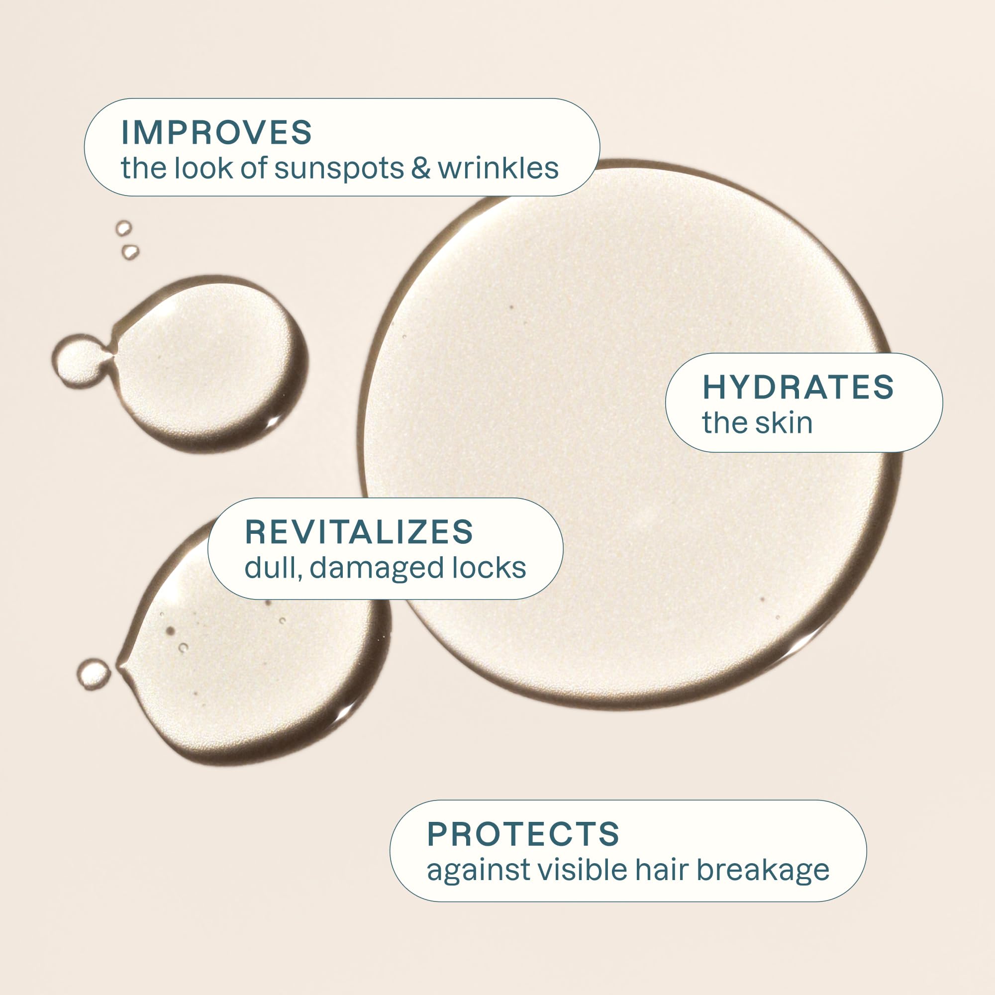 Cliganic argan oil texture close-up highlighting lightweight absorbency