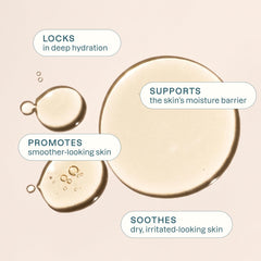 Cliganic evening primrose oil texture on skin closeup demonstrates lightweight hydration benefit