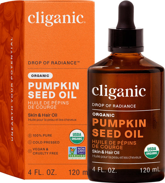 Cliganic front bottle showing label and organic certification benefits