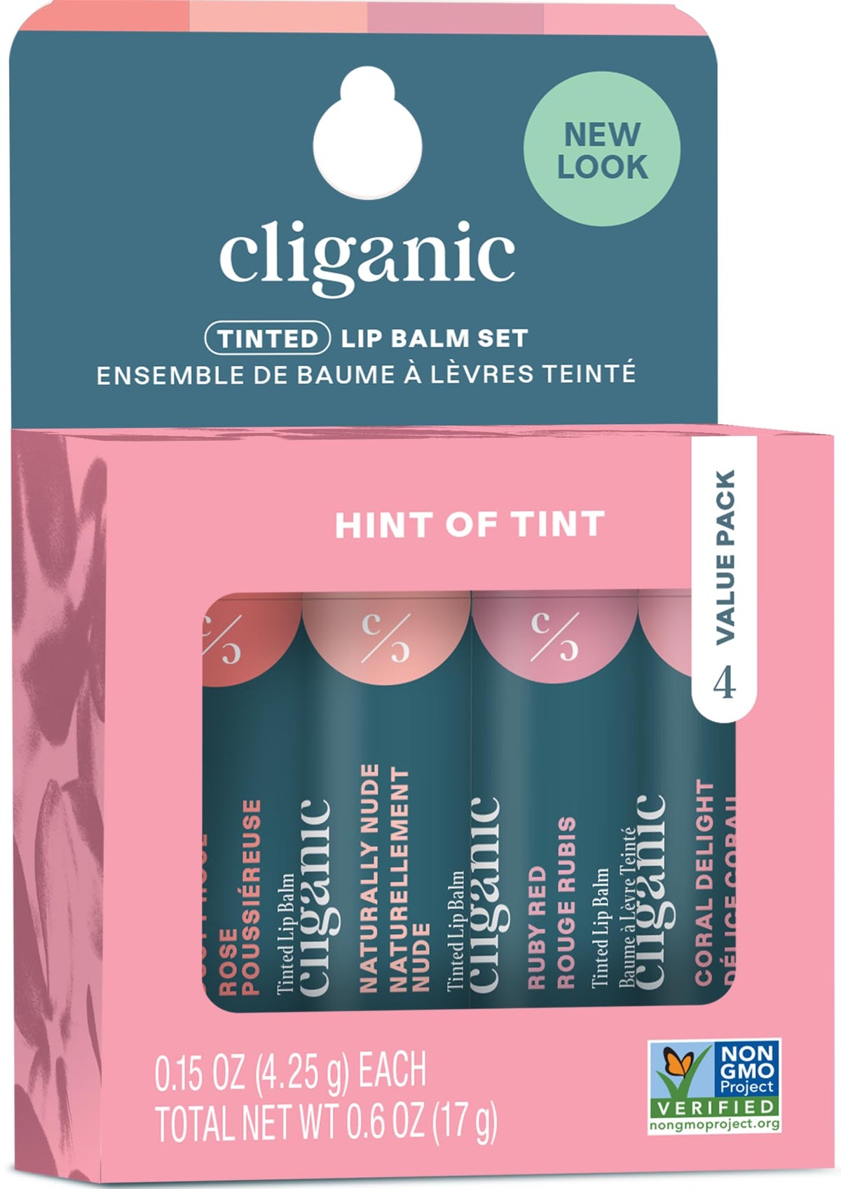 Cliganic front packaging showing set and benefits
