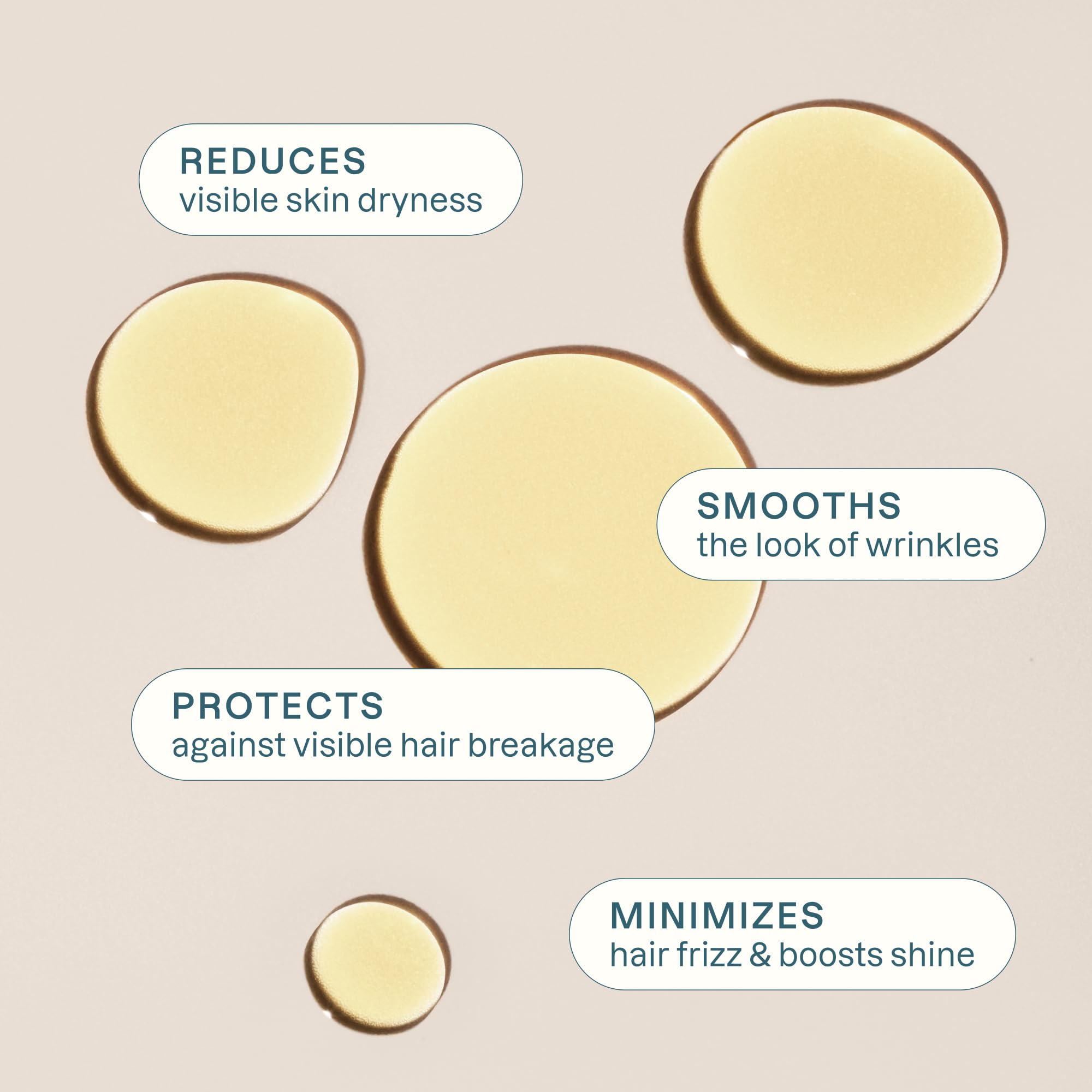 Cliganic jojoba oil texture on skin demonstrating fast absorption benefit