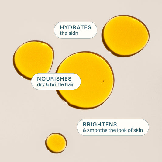 Cliganic rosehip oil pipette dispensing drops for precise lightweight application