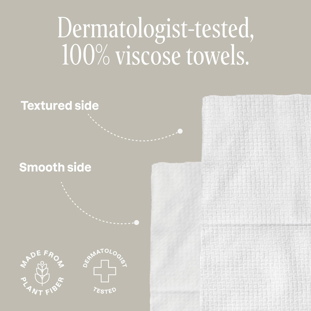 Cliganic towel next to travel pouch showcasing portability benefit