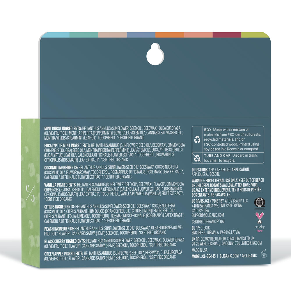 Cliganic tube close-up texture demonstrating smooth moisturizing application