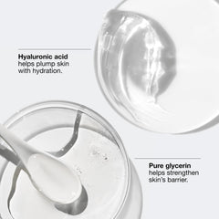 Clinique 2.5 fl oz size comparison showing travel-friendly volume