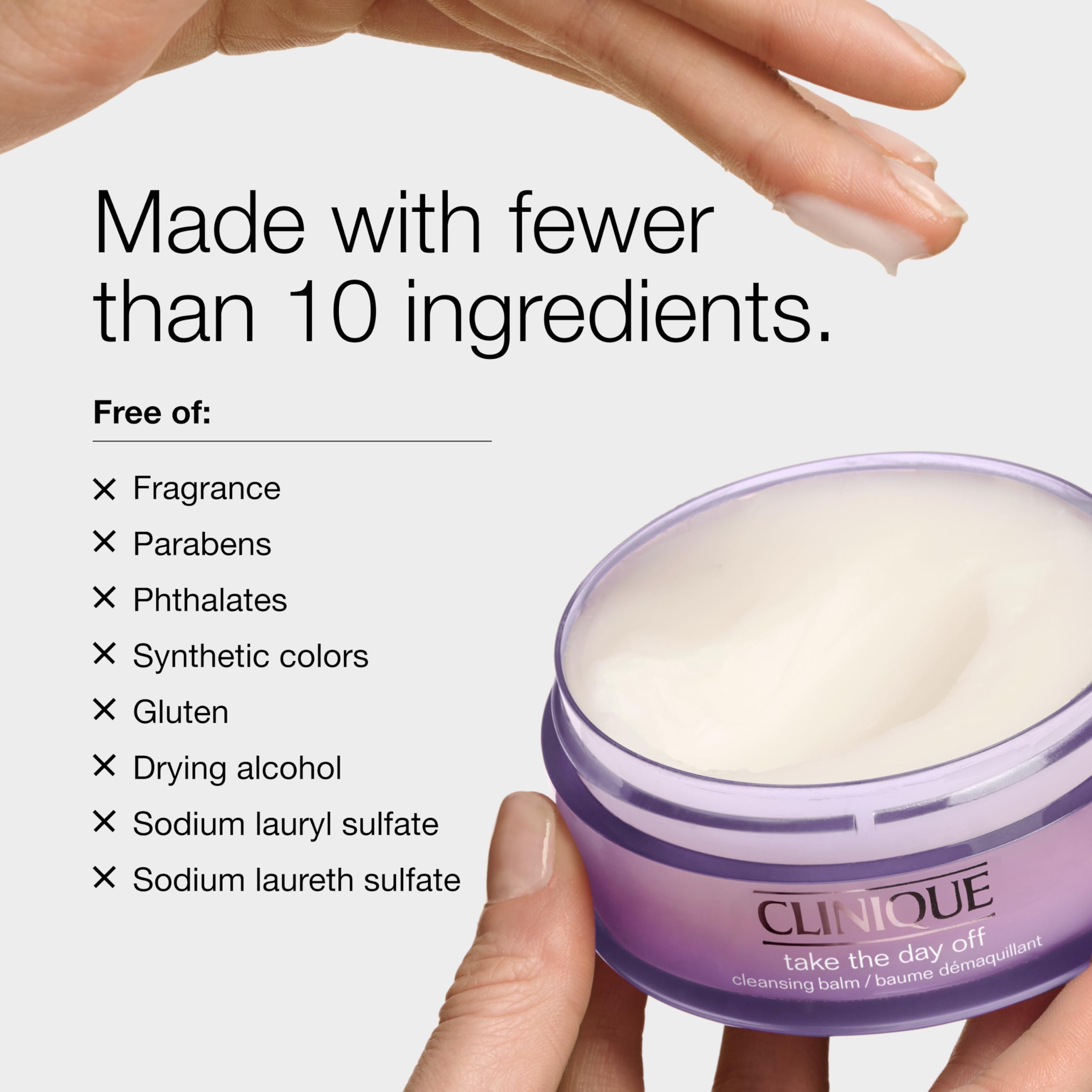 Clinique 6.7 oz size comparison showing volume and long-lasting supply