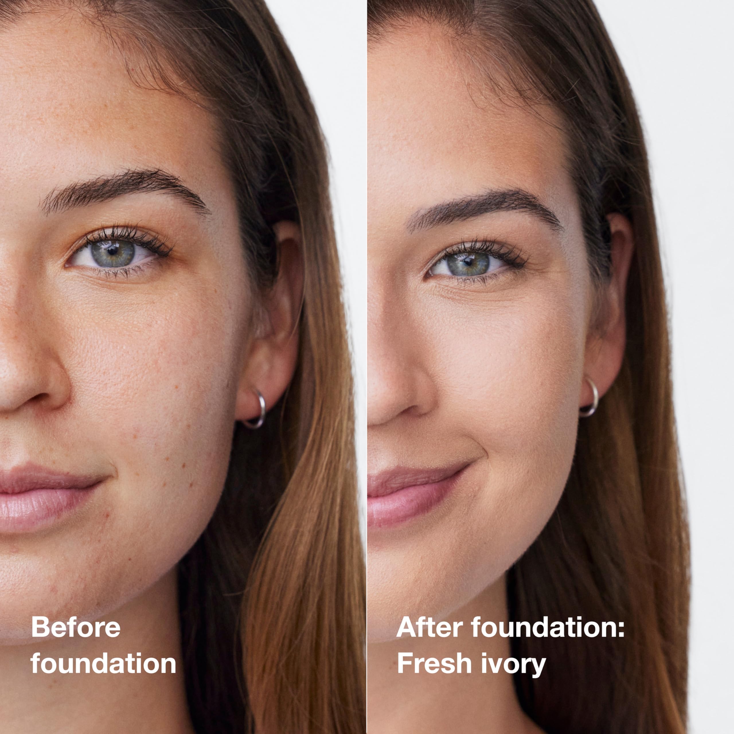Clinique texture closeup revealing lightweight matte formula and smooth coverage
