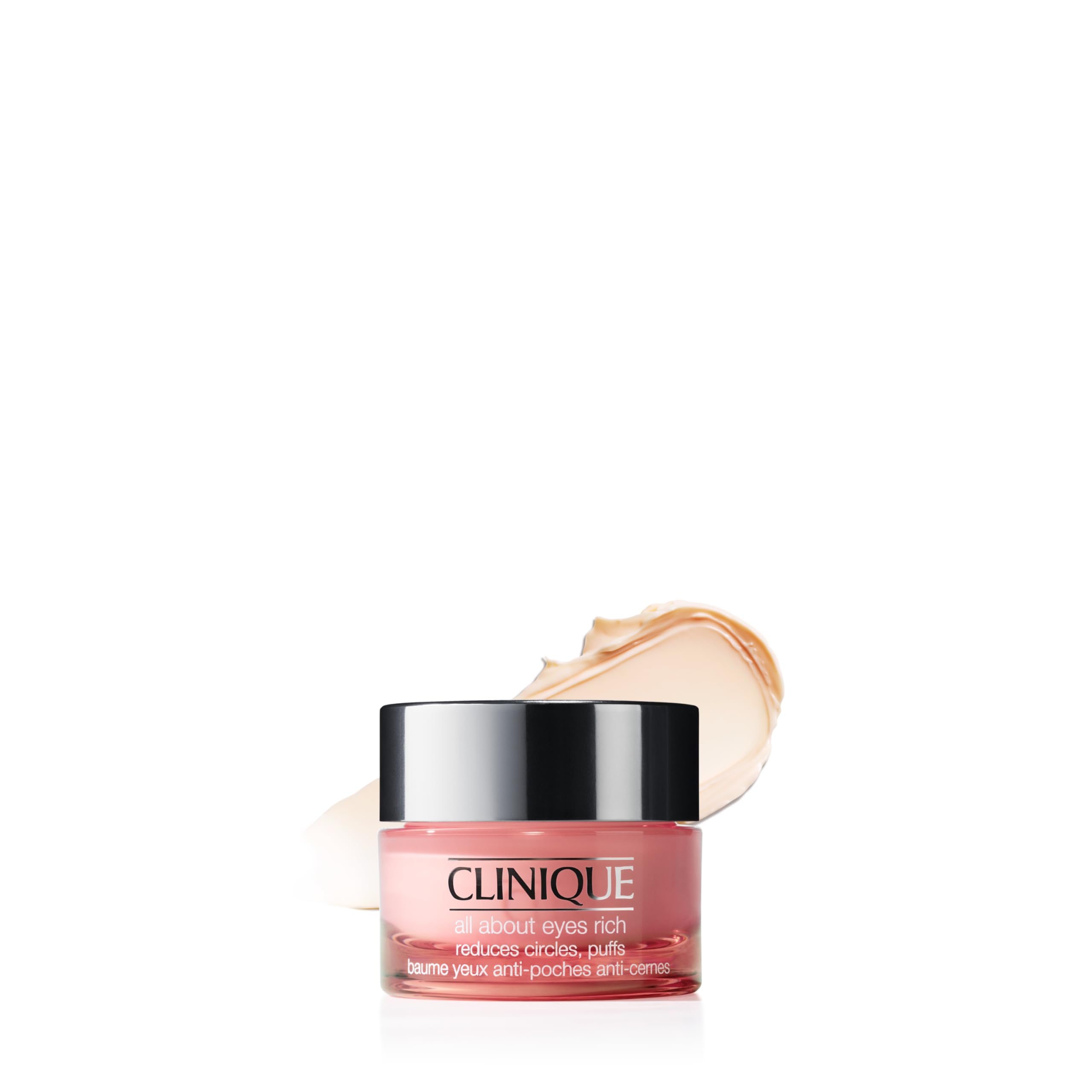 Clinique jar front view showing compact travel-size and hydrating formulation benefit