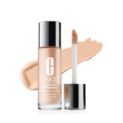 Clinique front packaging showing bottle and shade for easy identification and trust