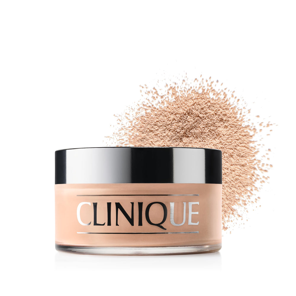 Clinique jar front view showing product branding and compact storage benefit