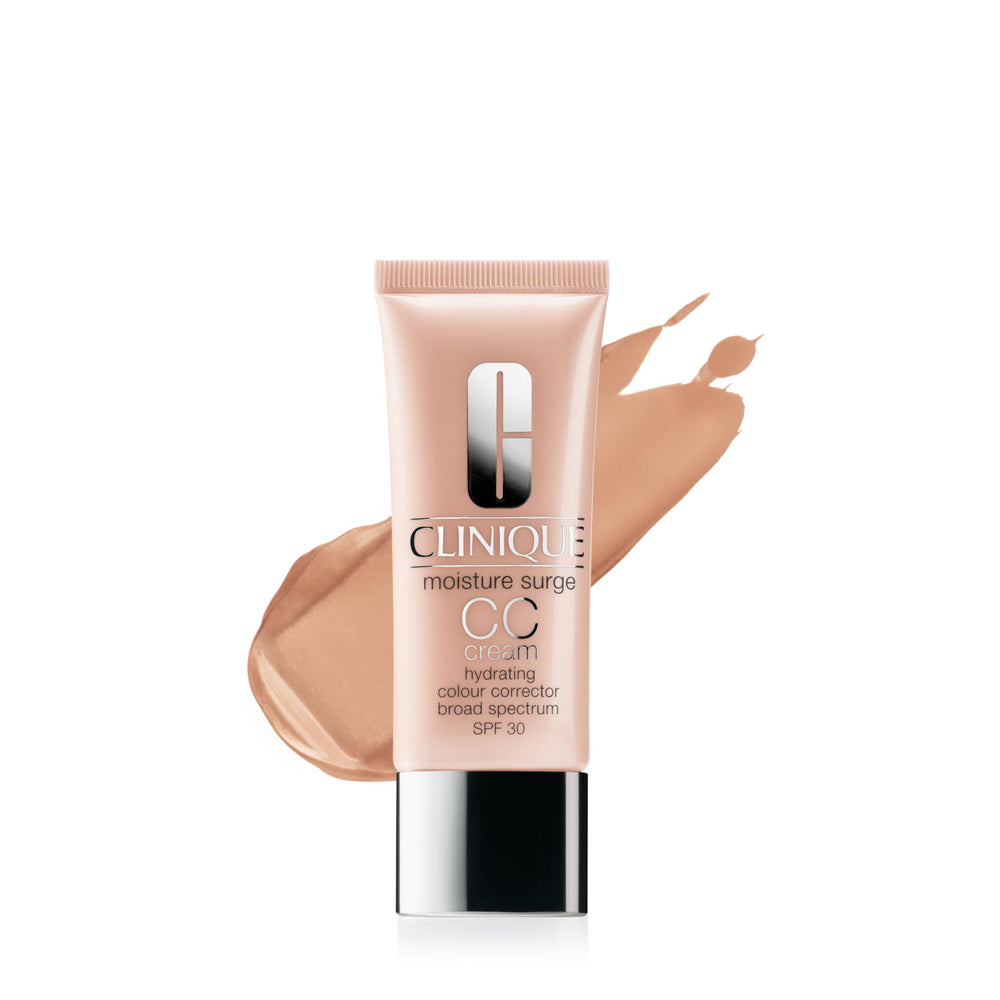 Clinique CC Cream front packaging showing bottle and label, clear product identity and benefit