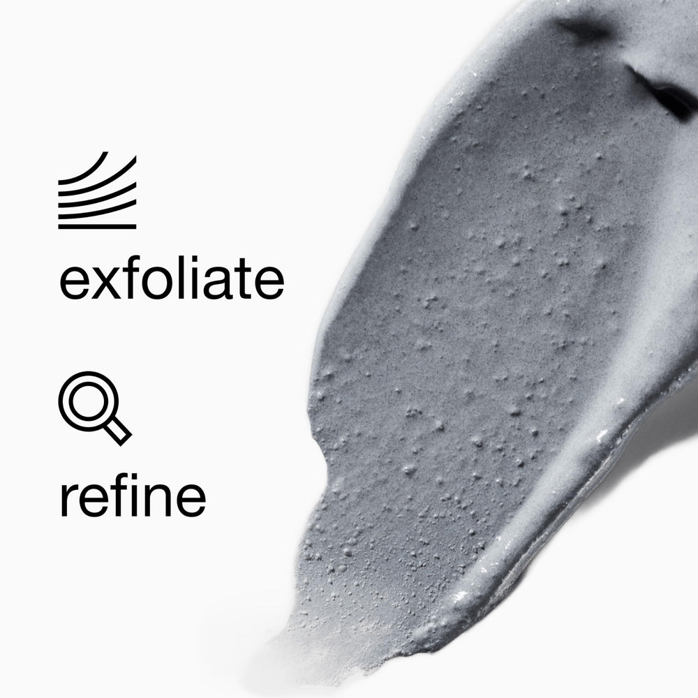 Clinique product label listing charcoal and kaolin for informed ingredient benefit