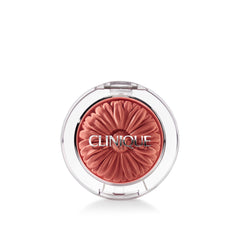 Clinique Cheek Pop front compact showing shade and compact design benefit: easy travel