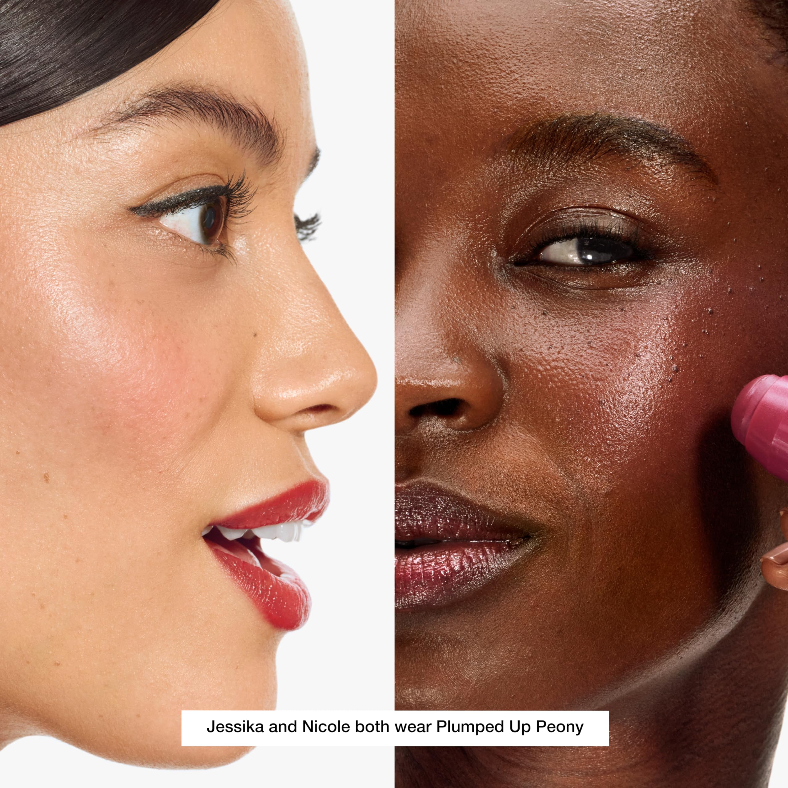 Clinique Chubby Cream Blush texture swipe demonstrating creamy, blendable formula