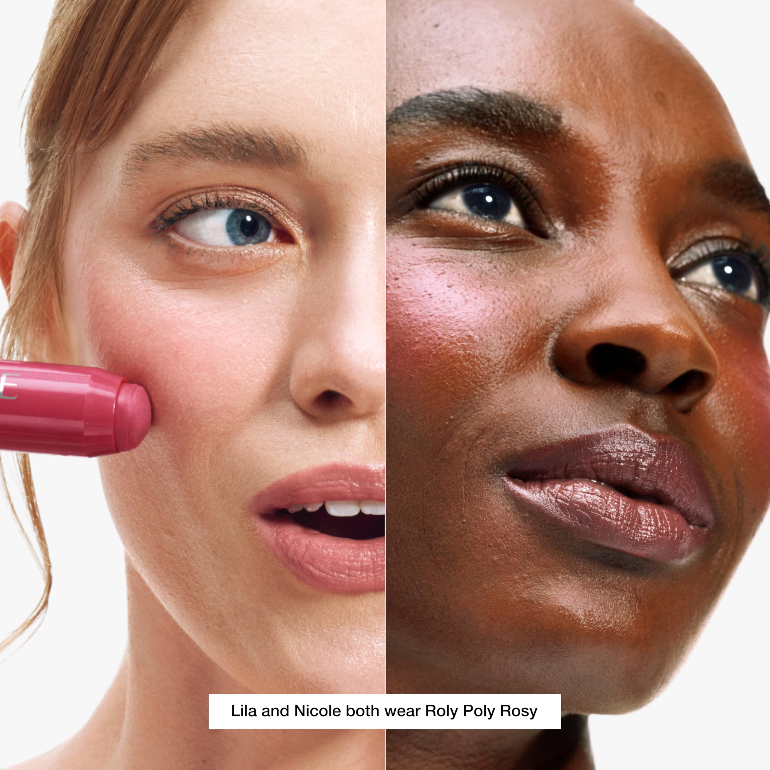 Creamy texture swipe of Clinique Chubby Stick showing blendable finish and smooth payoff