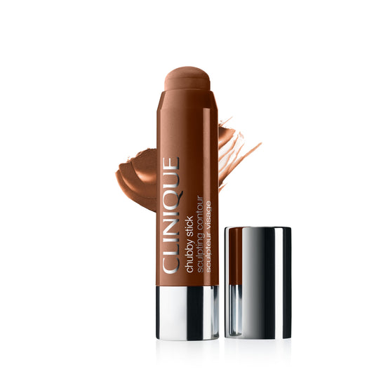 Clinique Chubby Stick front closed showing compact design and travel convenience