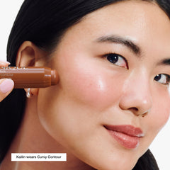 Clinique Chubby Stick cream texture swipe demonstrating smooth blendability