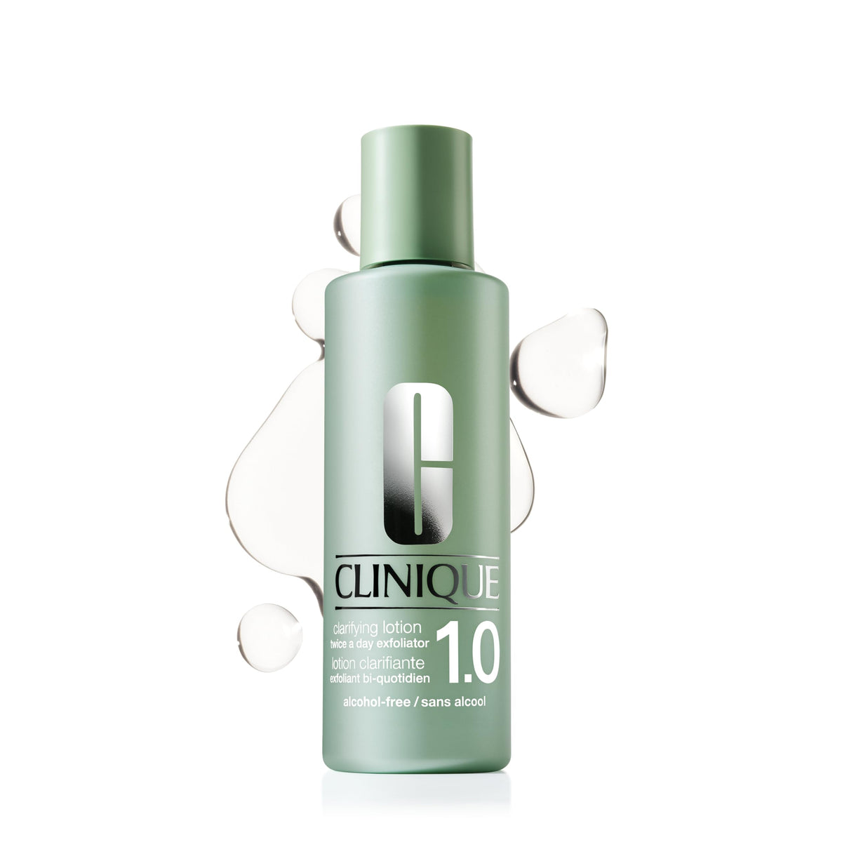 Clinique Clarifying Lotion front bottle showing gentle formula benefit