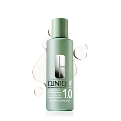 Clinique Clarifying Lotion front bottle showing gentle formula benefit