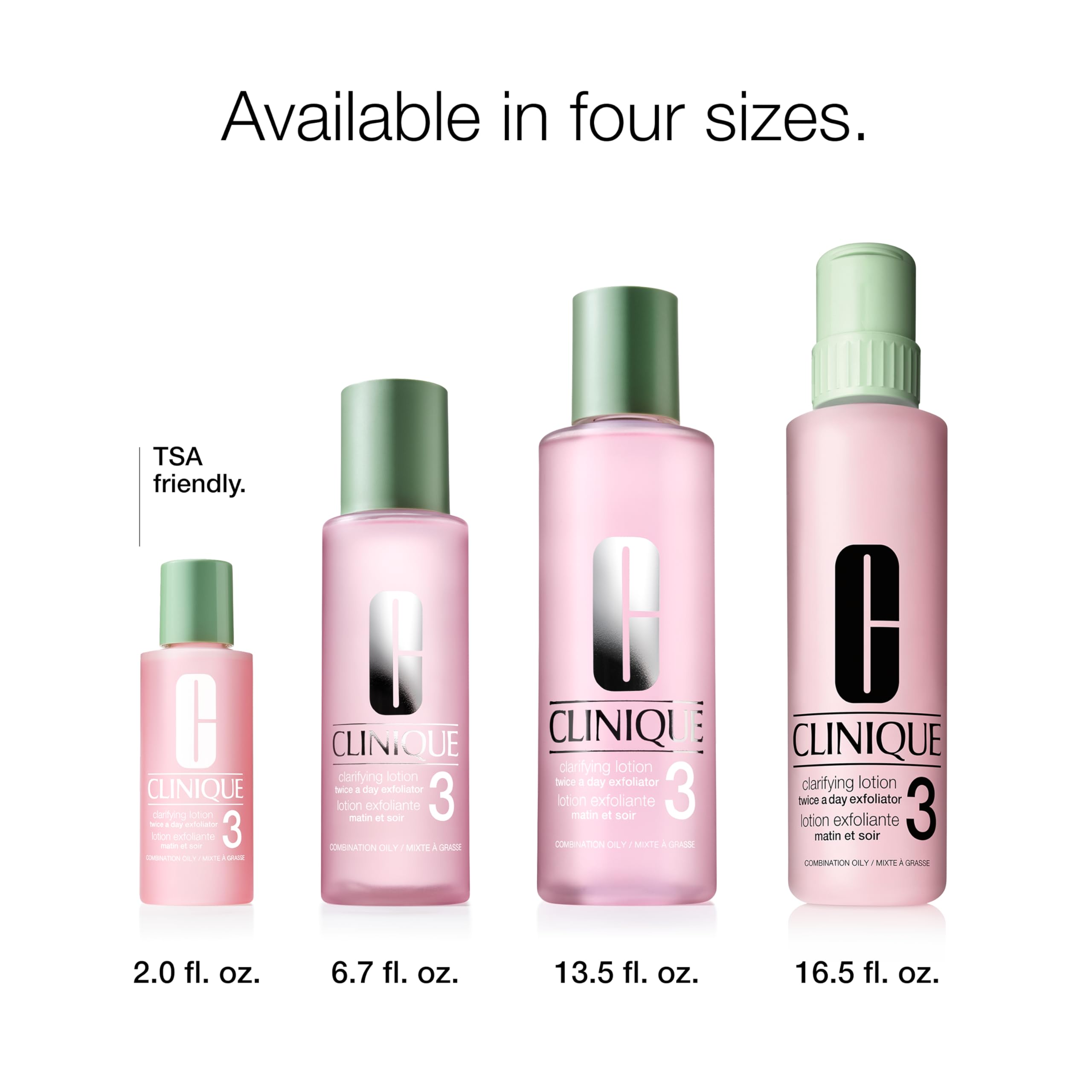 Clinique bottle inside travel pouch illustrating portability and convenience