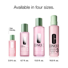 Clinique bottle inside travel pouch illustrating portability and convenience