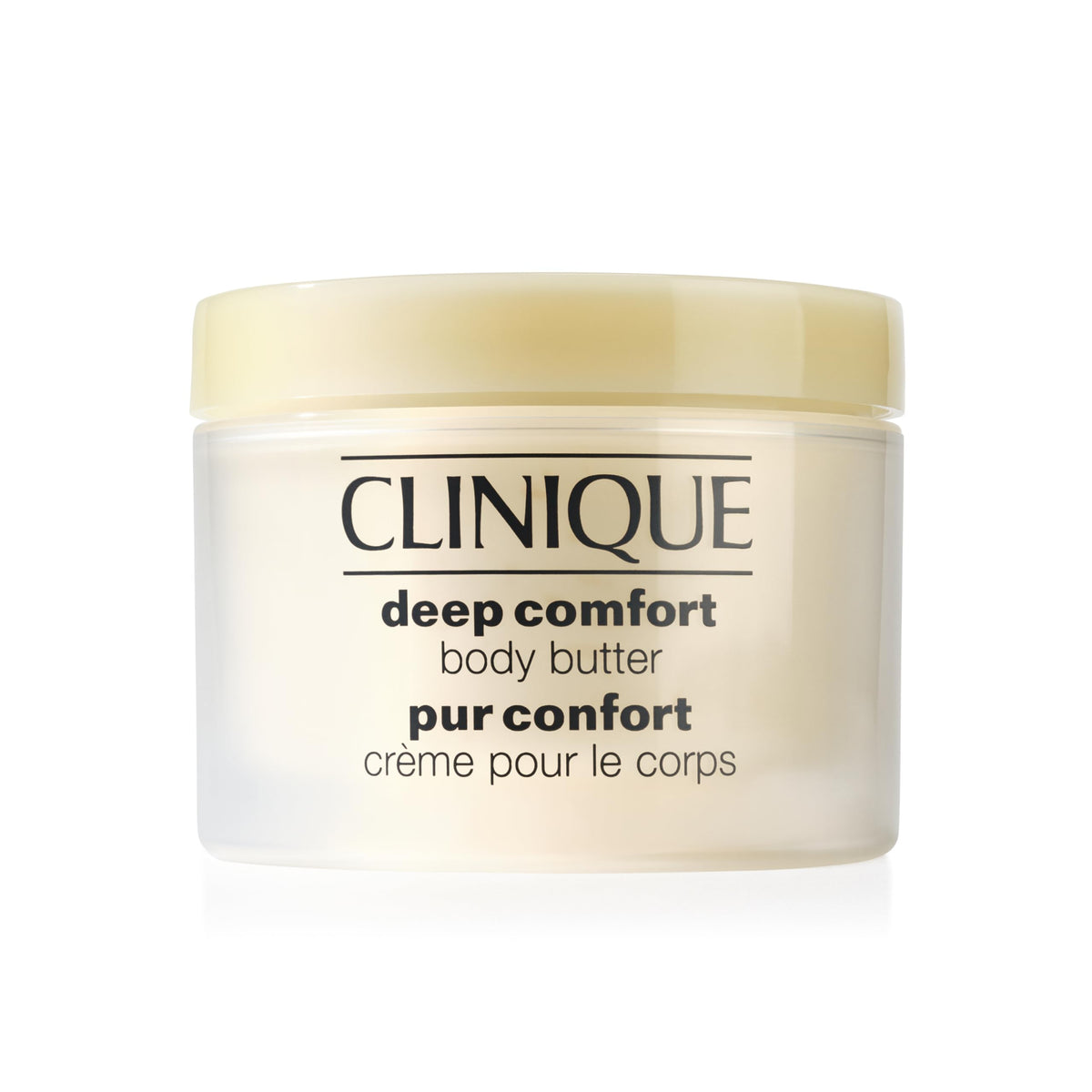 Clinique jar front showing label and calm packaging benefit