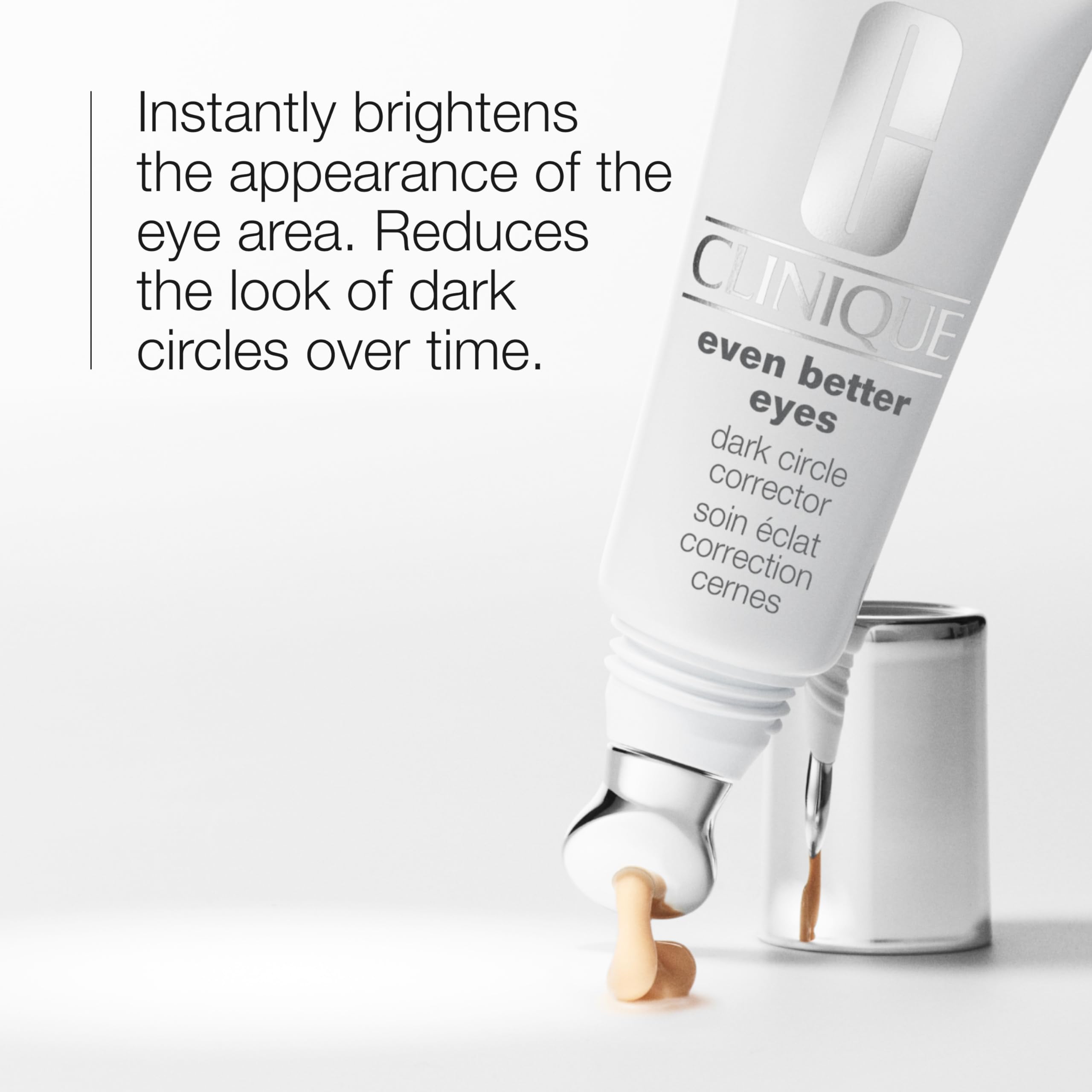 Clinique metal applicator close-up demonstrating cooling benefit