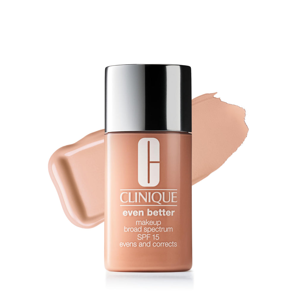 Clinique front bottle view showing product packaging and SPF 15 benefit