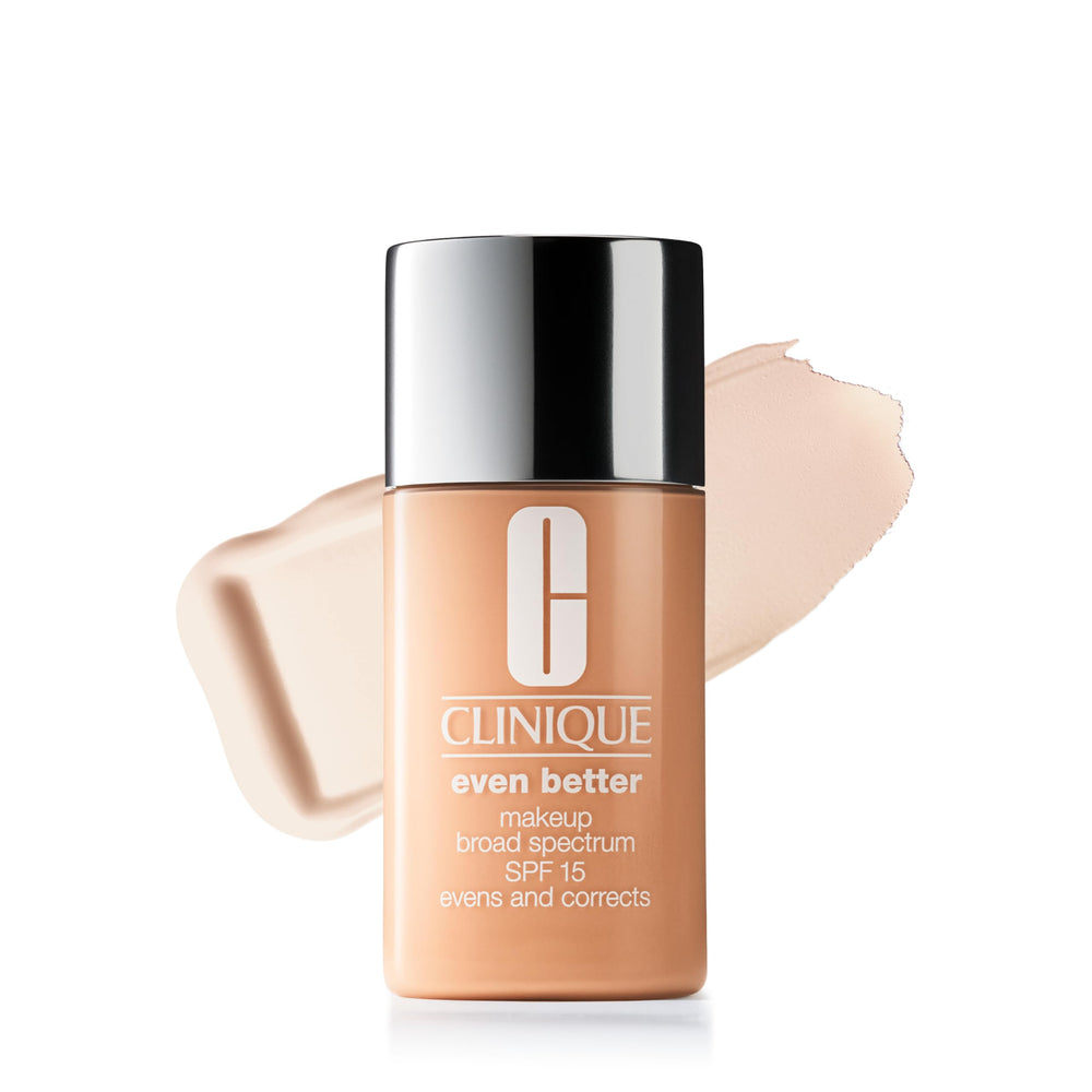 Clinique front bottle showing product branding and size benefit: clear labeling