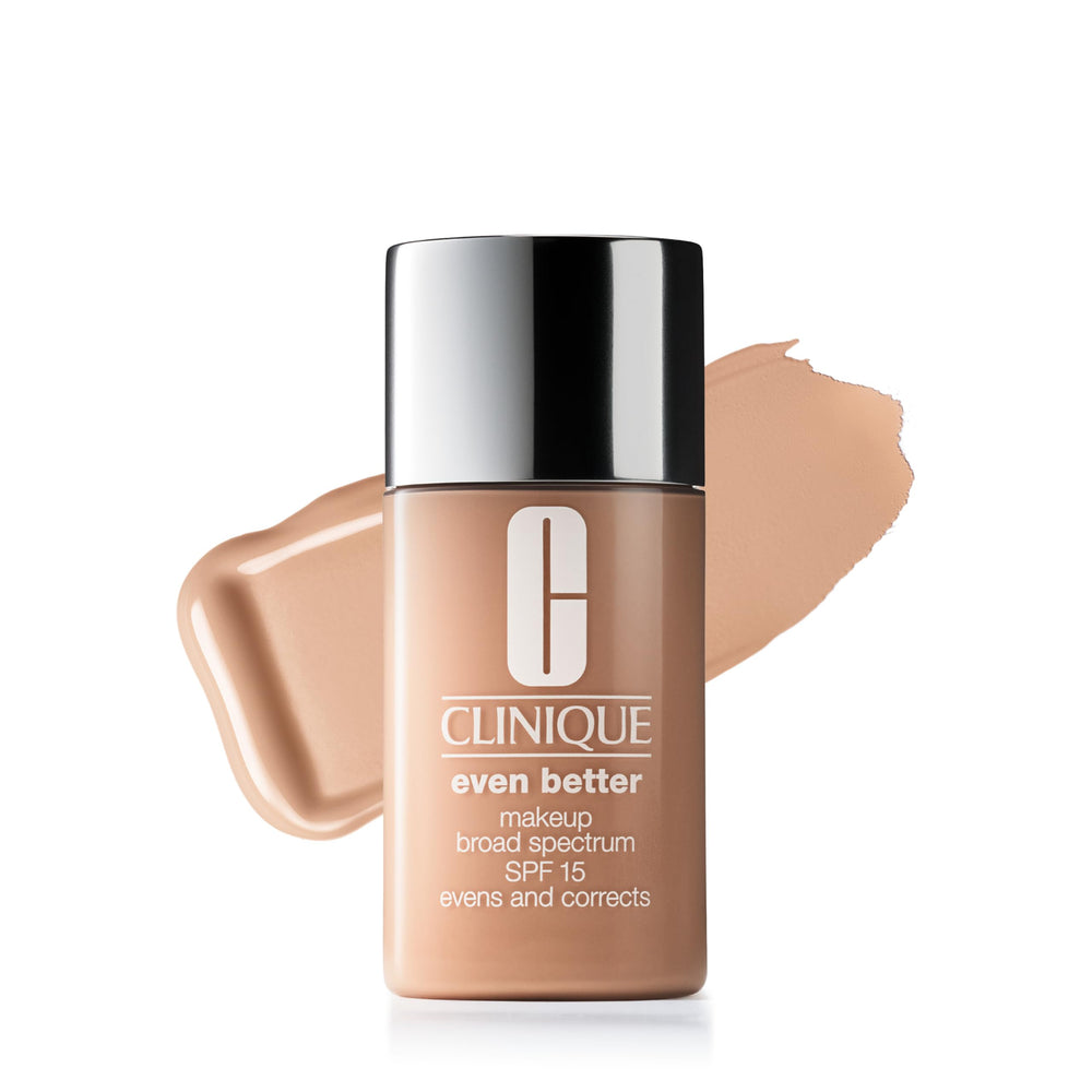Clinique front packaging showing bottle and shade Cream Chamois benefit of shade clarity