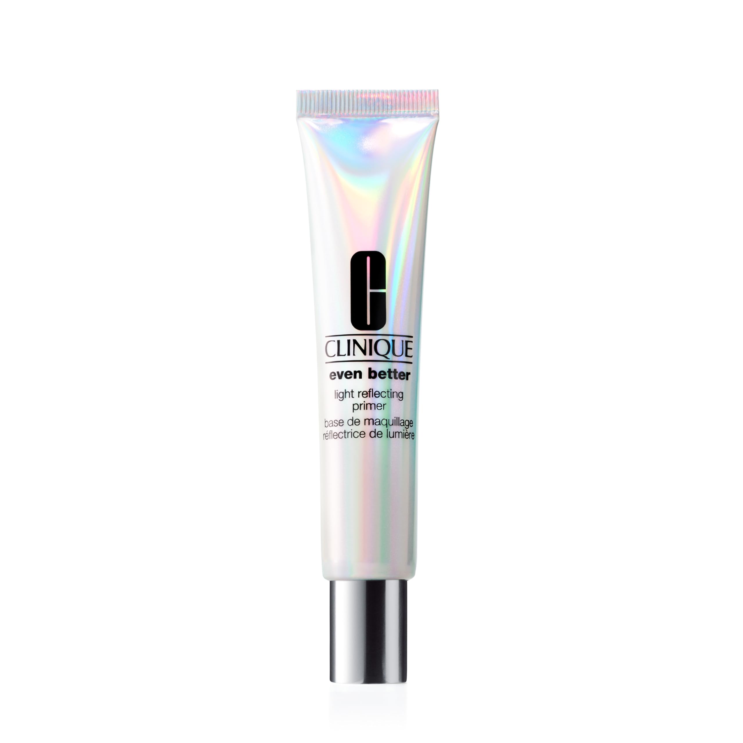 Clinique Even Better Light Reflecting primer front view showing packaging and glow benefits