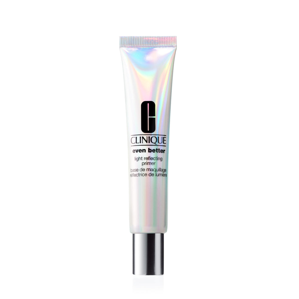 Clinique Even Better Light Reflecting primer front view showing packaging and glow benefits