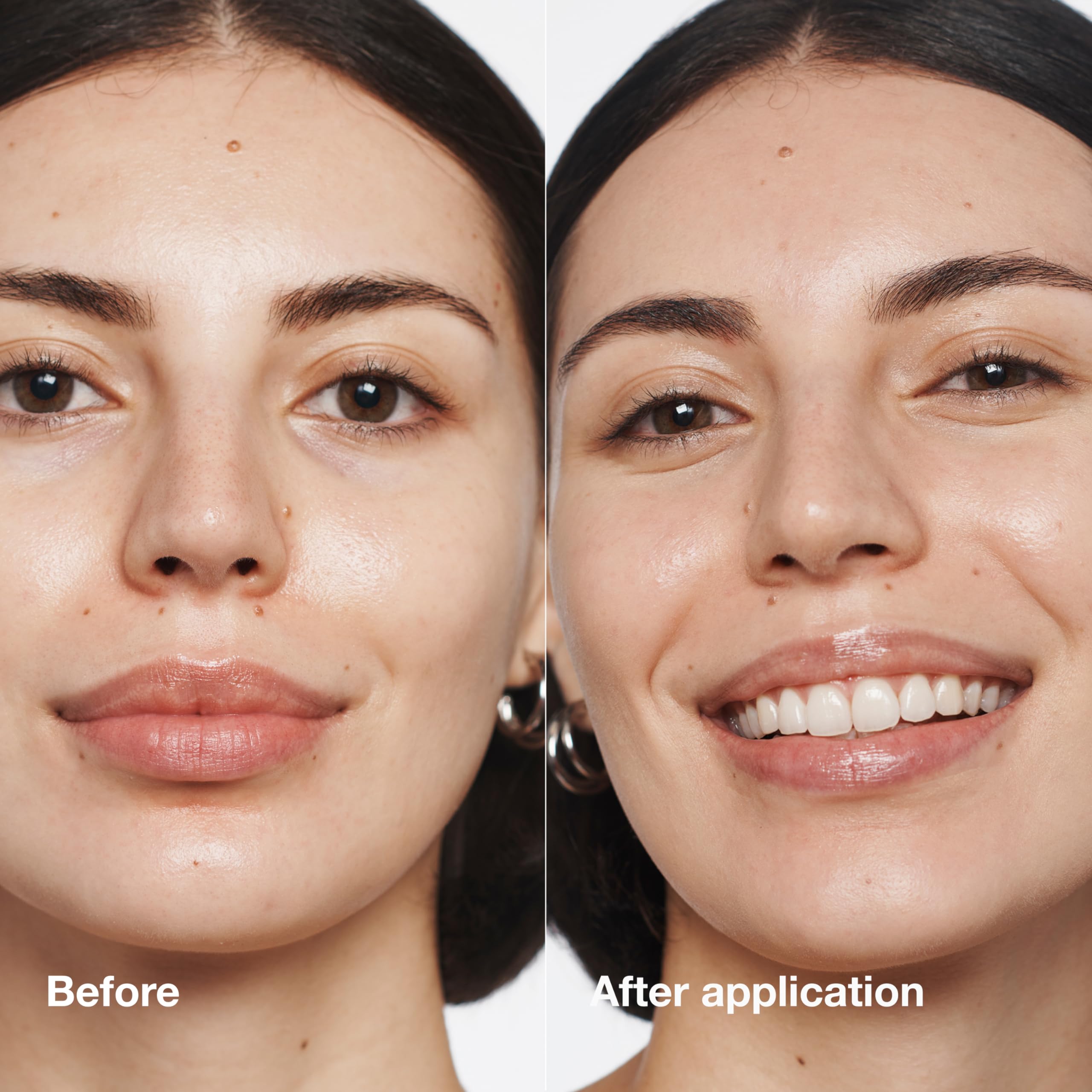 Clinique creamy foundation texture close-up showing smooth blendability
