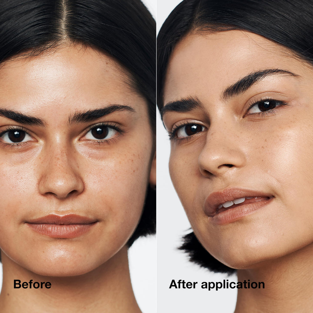 Clinique creamy texture swirl demonstrating smooth blendability and hydration