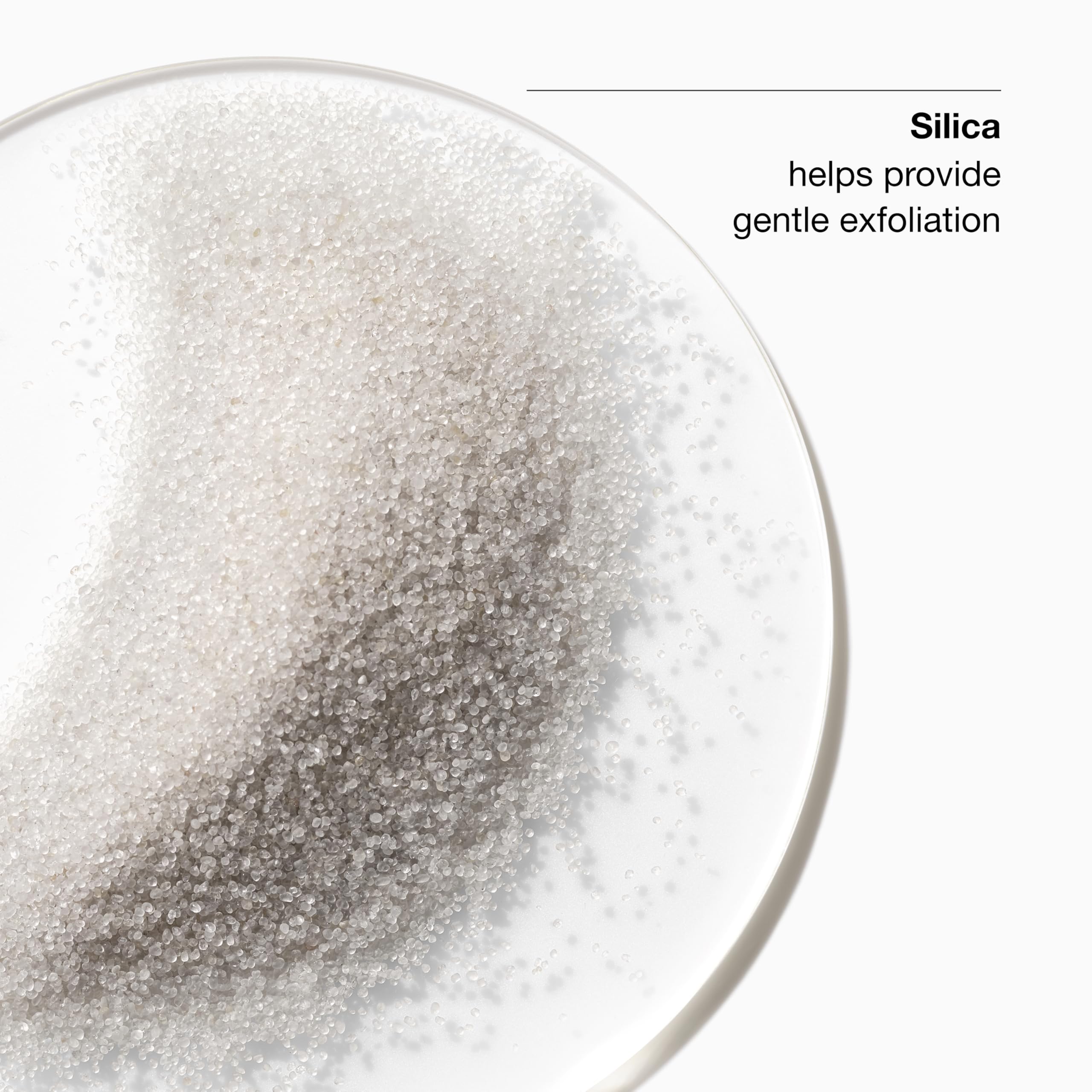 Clinique exfoliator on hand demonstrating lightweight cream application for smooth skin
