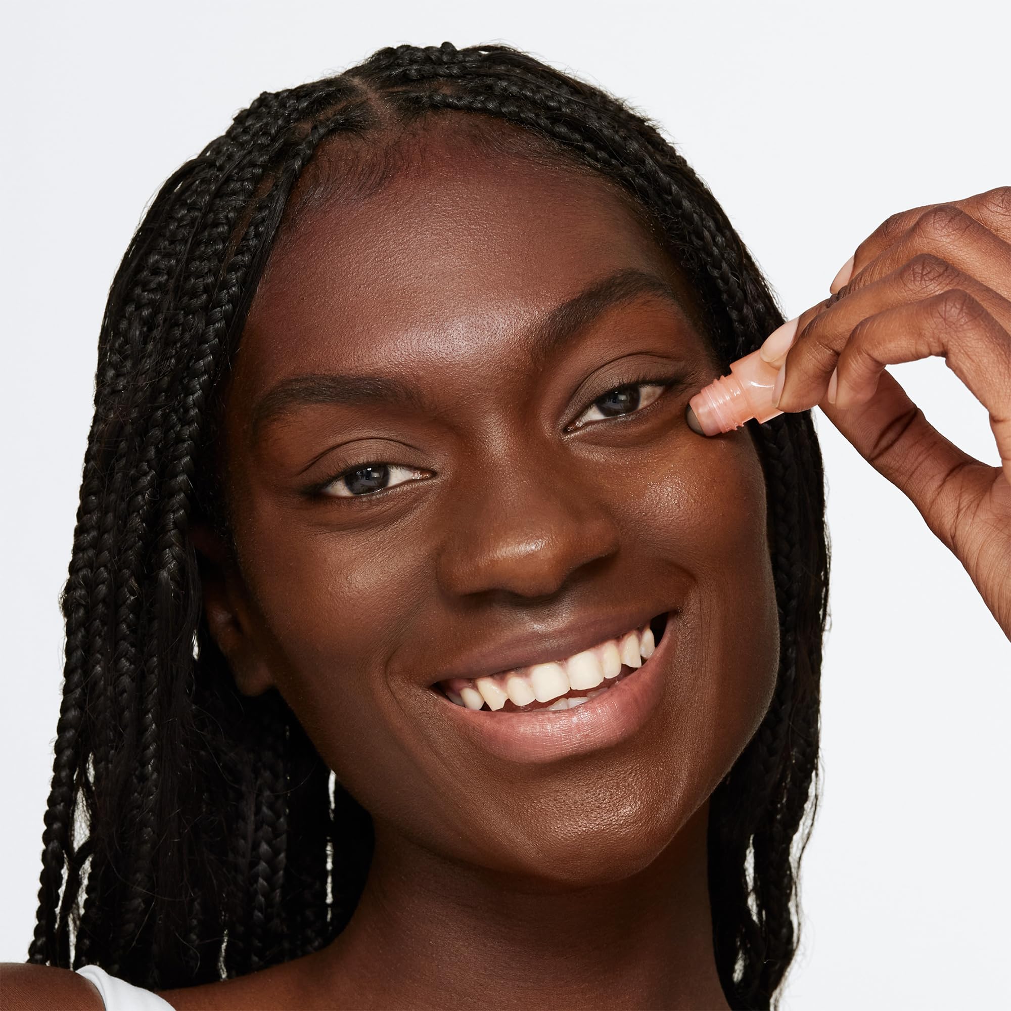 Clinique eye serum texture on skin illustrating lightweight hydration