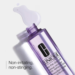 Clinique removing waterproof mascara from lashes with minimal rubbing
