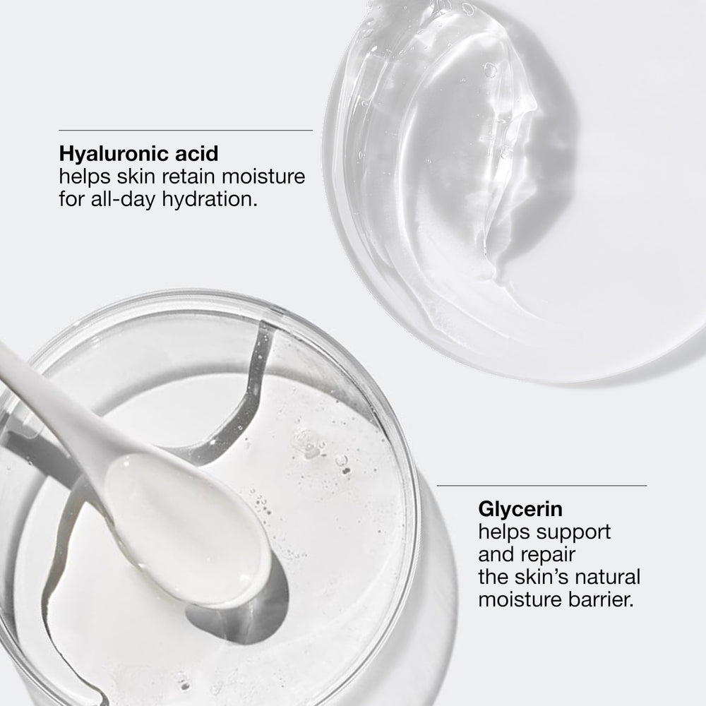 Clinique moisturizer applied on hand demonstrating fast absorption benefit